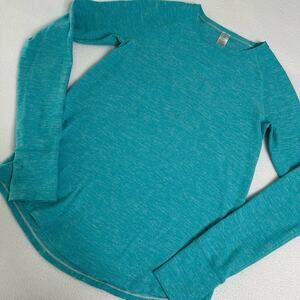 Ivivva by Lululemon Girls Size 12 Long Sleeve Athletic Top Green